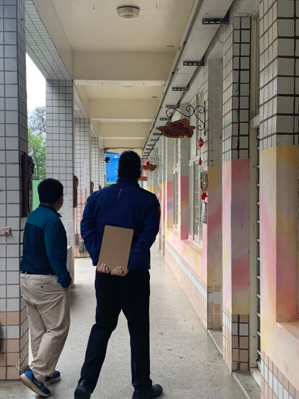 20210409外社國小第一次校園防災基礎建置訪視