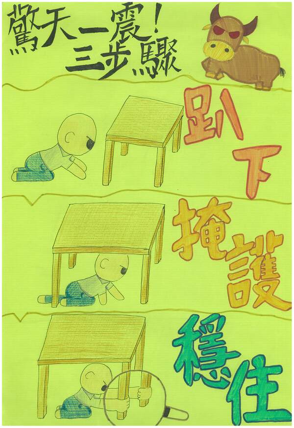 20201231桃園市109年度防災教育繪畫競賽徵選國中組得獎作品