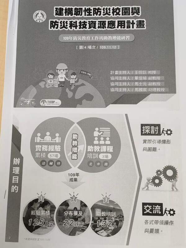 20201112防災教育工作坊助教增能研習（第四場次）